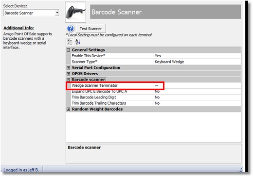 Wedge Scanner Terminator