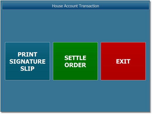 Customer Account Transaction Screen