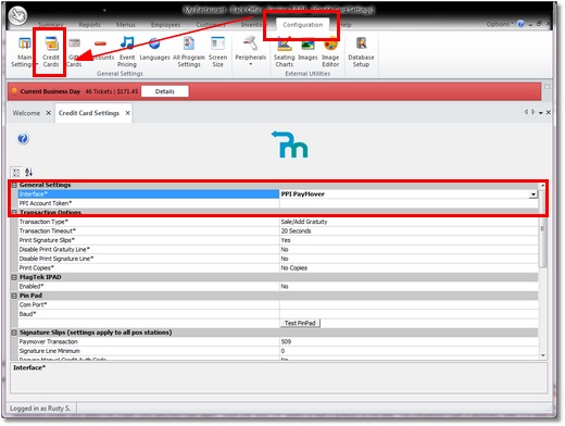 PPI Paymover Configuration