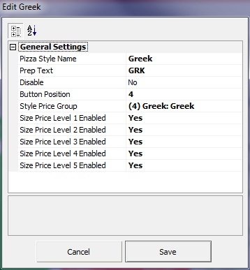 Pizza Style Editor