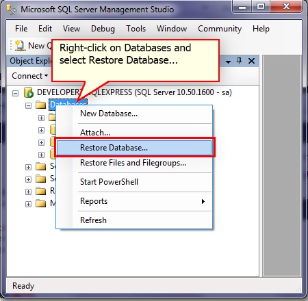 SQL Server Management Studio