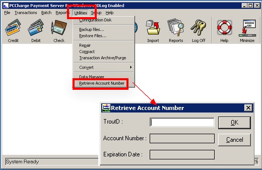 Retrieve Account Number