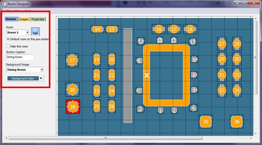 Seating Chart Designer in designer mode
