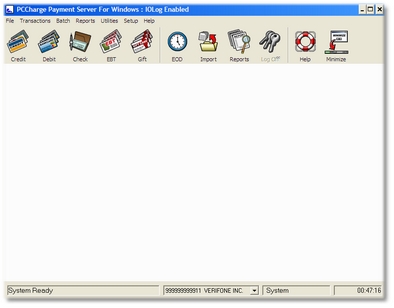 PCCharge Payment Server GUI