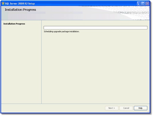 SQL Server Installation Progress