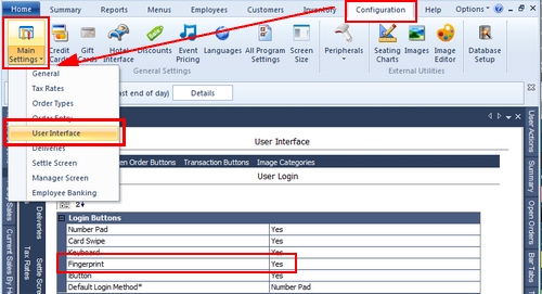 User Login Configuration