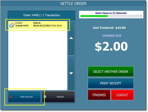 Transactions List