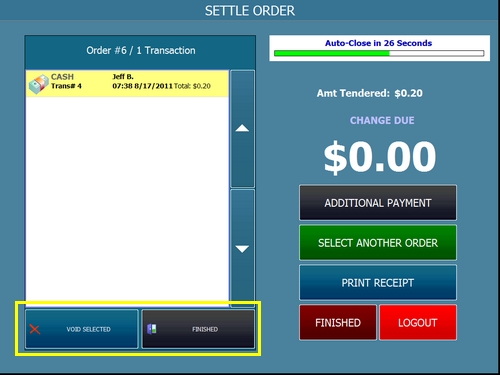 Transactions View