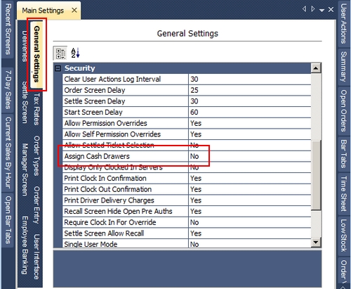 Enable Cash Drawer-to-User Assignment