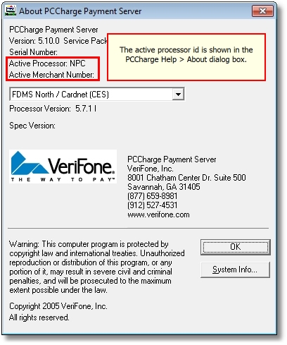PCCharge Payment Server Help > About