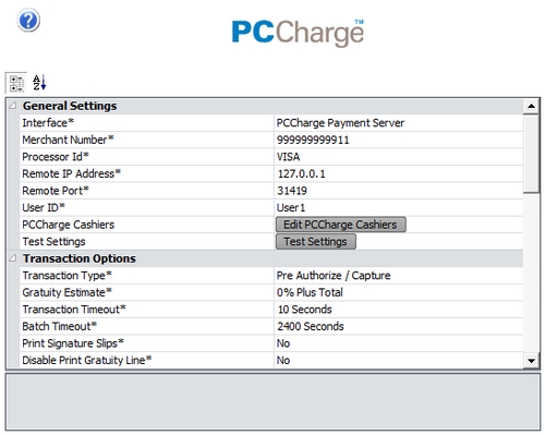 PCCharge Payment Server Setup