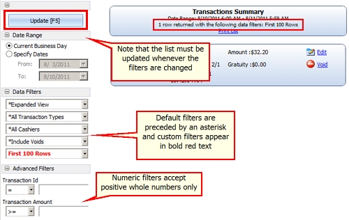 Data Filters