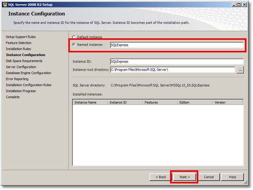 Instance Configuration