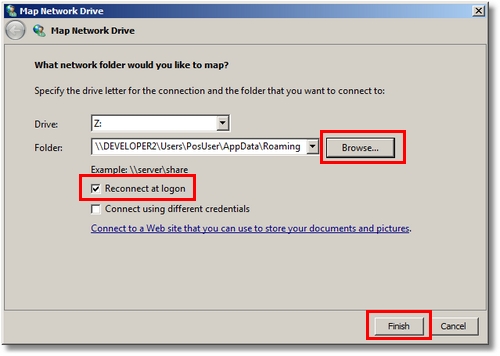 Map Network Drive