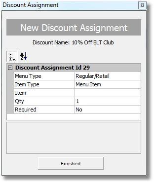 Discount Assignment Editor