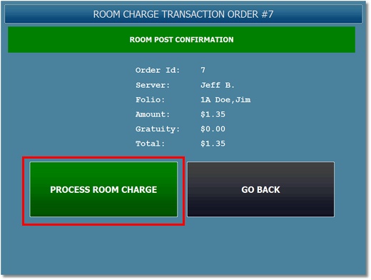 Verify that all information is correct before proceeding