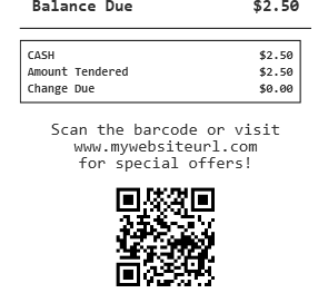 Receipt preview