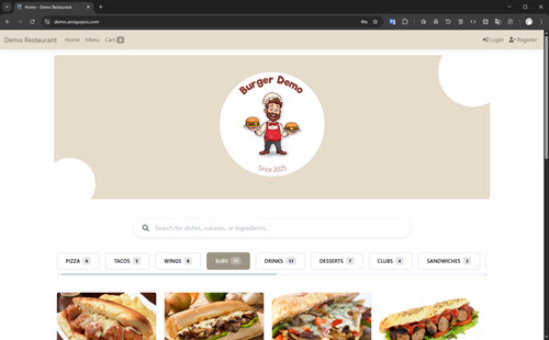 web ordering